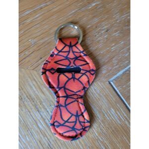 NEW Basketball Neoprene Chapstick Holder Key Chain and chapstick